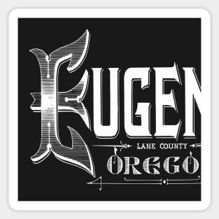 Vintage Eugene, OR Sticker